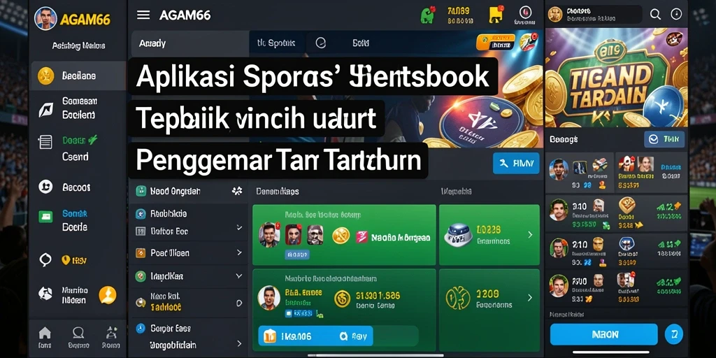 Tampilan antarmuka AGAM66 yang menarik dan informatif.