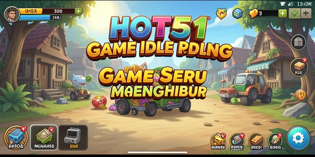 Tampilan gameplay HOT51 yang menarik dan menawan di dunia Idle.