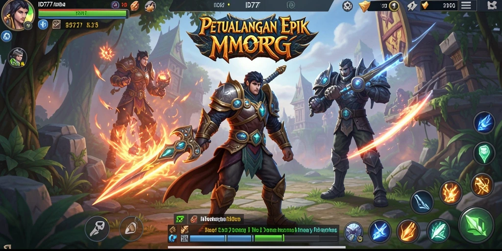 Tampilan gameplay seru dan interaktif dalam ID777.