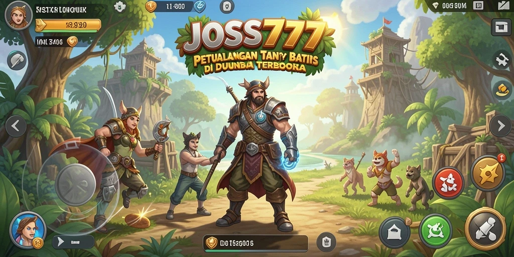 Tampilan menakjubkan dari gameplay Open World JOSS777.