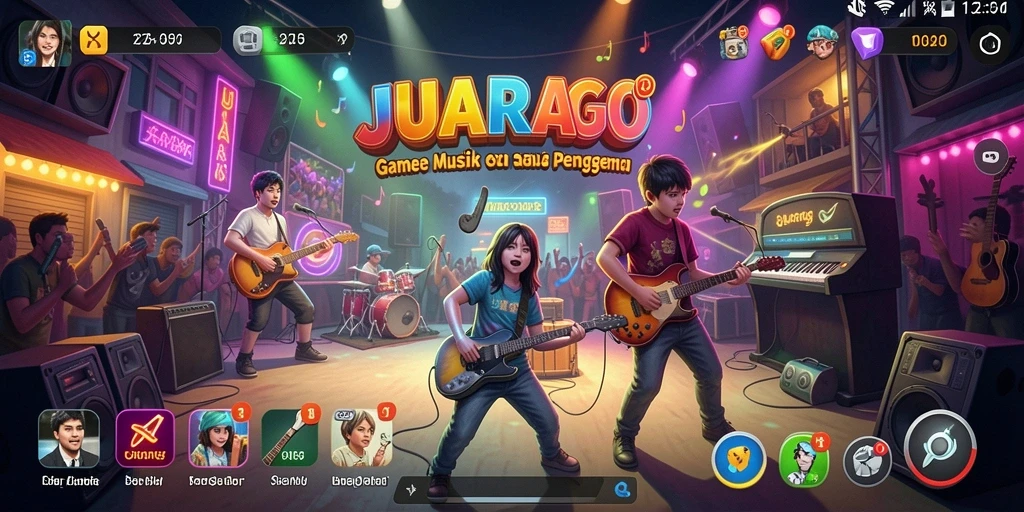 Tampilan gameplay JUARAGO yang menarik dan menantang.