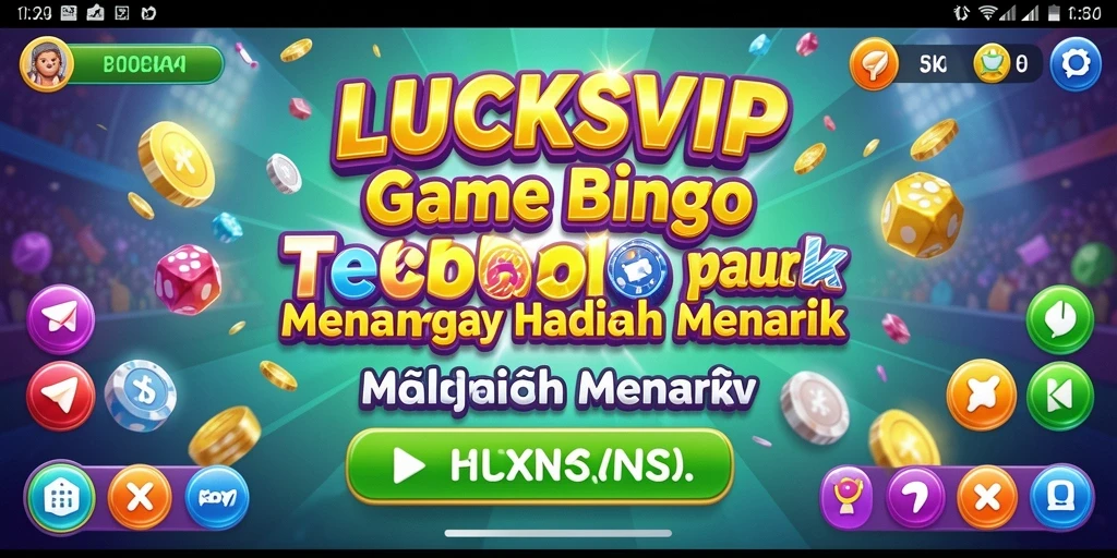 Gameplay seru Bingo di LUCKSVIP dengan hadiah menunggu.