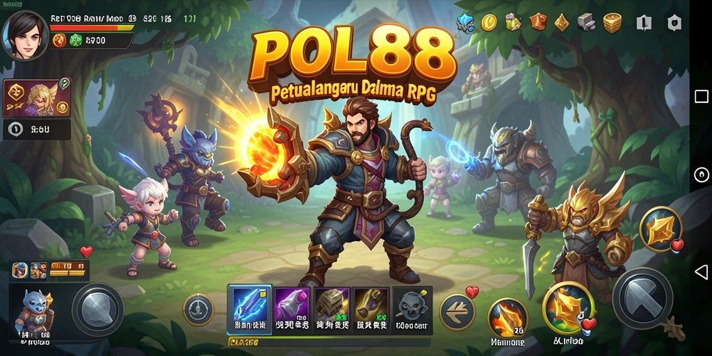 Gambaran gameplay RPG yang mendebarkan di POL88.