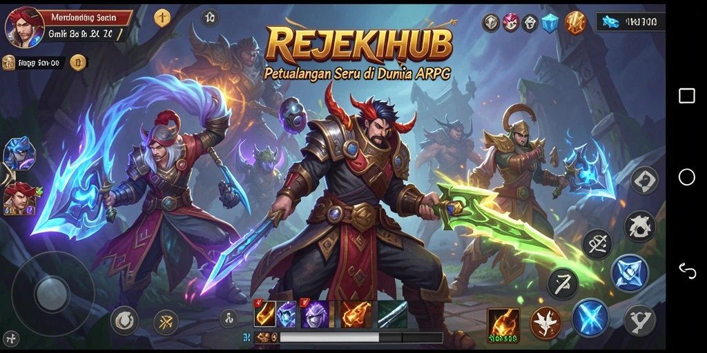 Gameplay seru dan grafis memukau di REJEKIHUB.